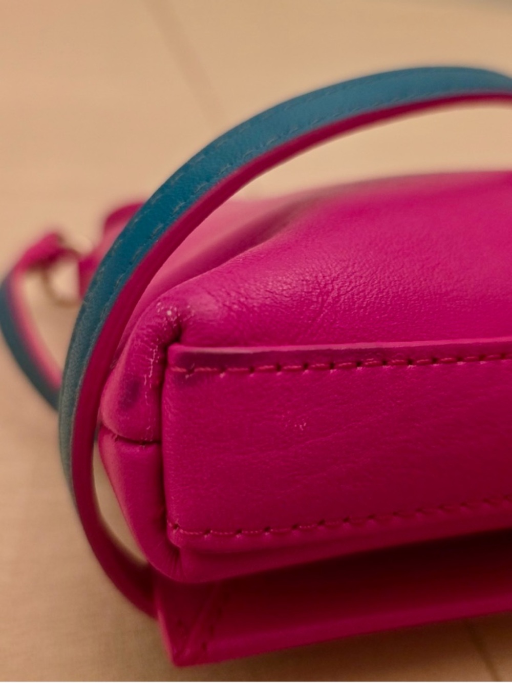 Kate Spade Newbury Lane Sally Twist Lock Stroybook Crossbody Pink Leather EUC - Picture 5 of 12